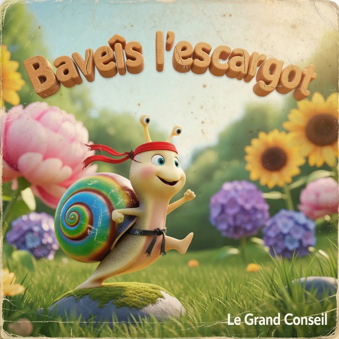 Pochette de Bavéïs l'escargot ninja