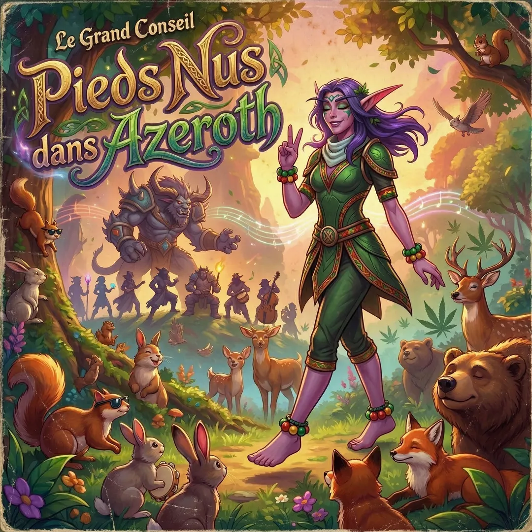 Pochette de Pieds Nus Dans Azeroth